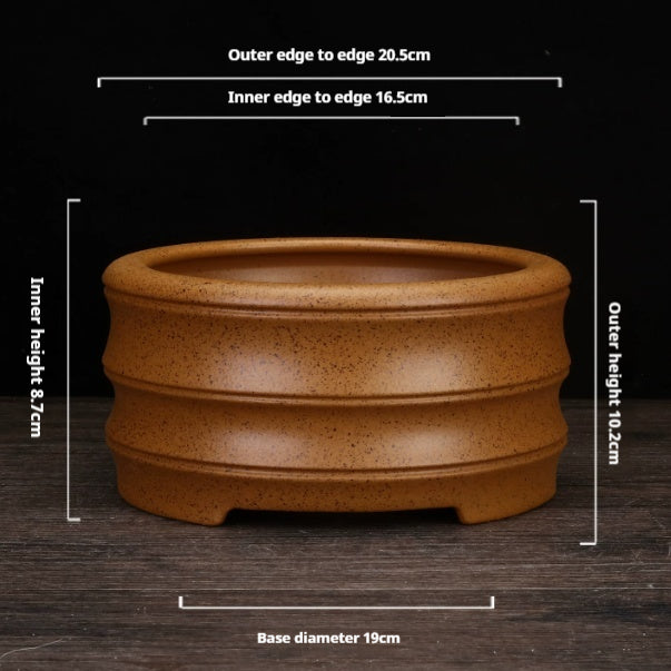 Atmungsaktiver Blumentopf aus Yixing-Ton – Bild 6 | LuxeStyle