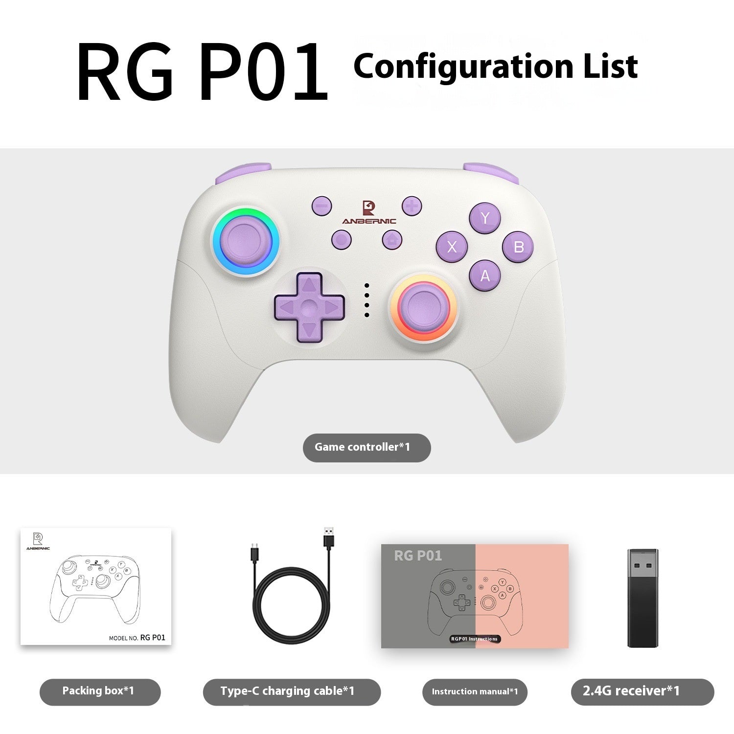 RGP01 Multi-Plattform Wireless Gamepad