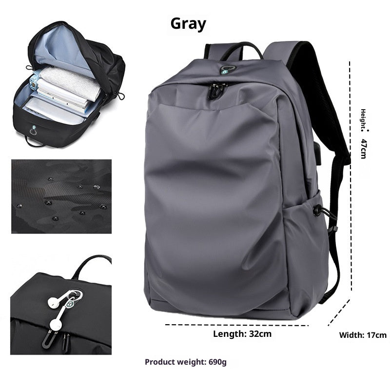 Unisex Oxford Rucksack, wasserdicht, 16" – Bild 5 | LuxeStyle