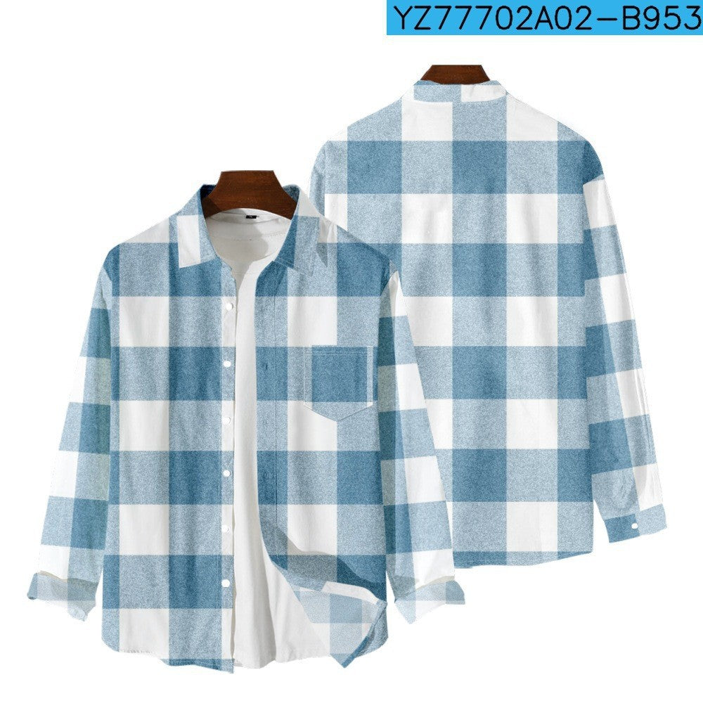 Herren Langarmhemd Kariert – Bequemer Loose Fit – Bild 2 | LuxeStyle