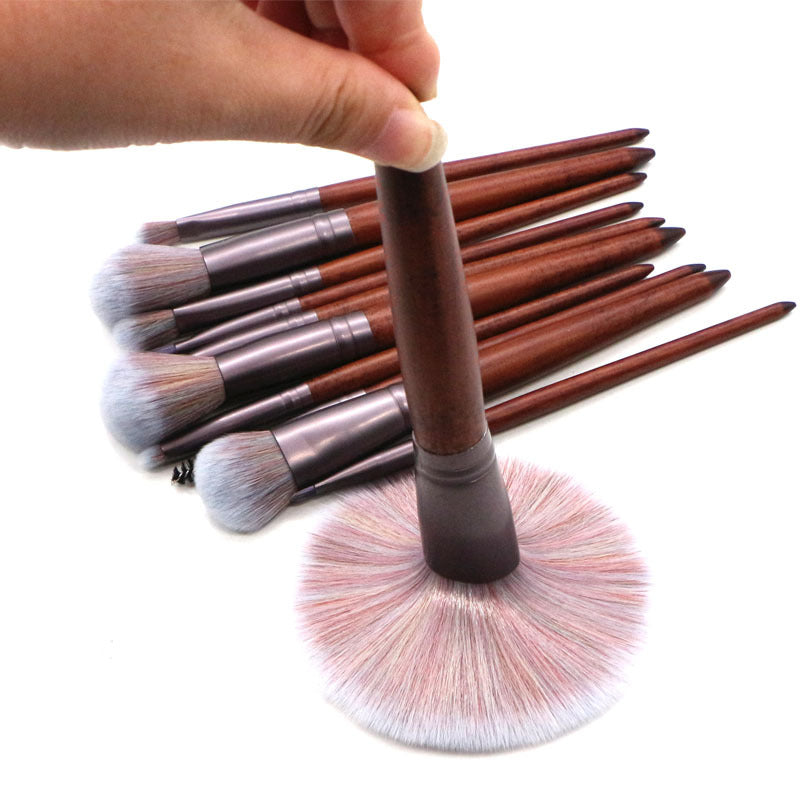 Makeup-Pinsel-Set 11‑teilig, Holz‑Handle – Bild 8 | LuxeStyle