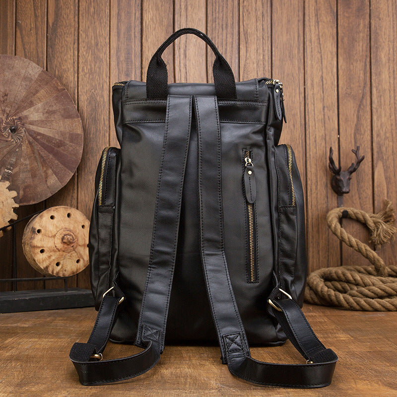 Handgefertigter Herrenrucksack aus echtem Leder – Bild 15 | LuxeStyle