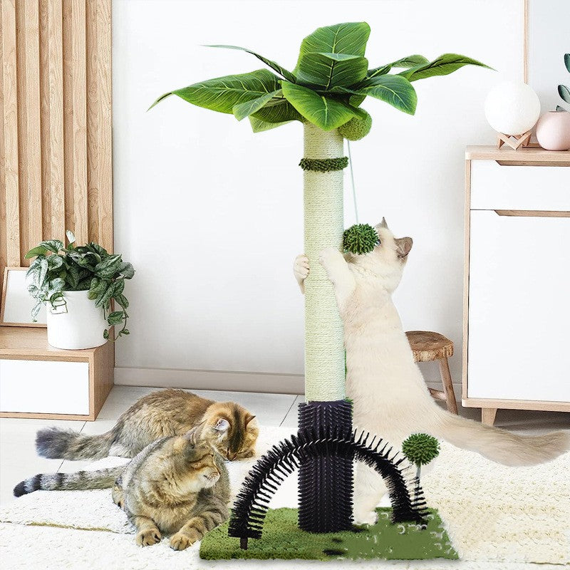 Sisal Kratzbaum mit Massagefunktion