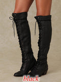 Overknee-Stiefel mit Rundspitze – Bild 10 | LuxeStyle