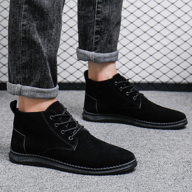 Britische High-Top Casual Lederschuhe – Bild 8 | LuxeStyle