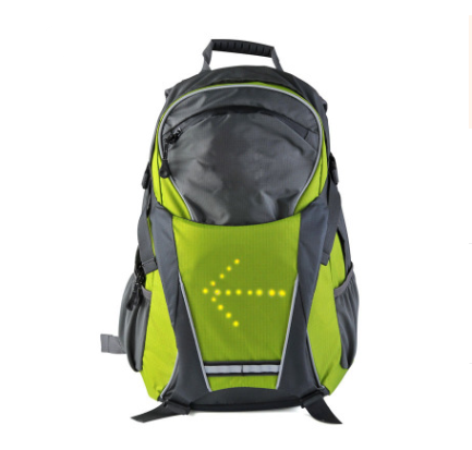 Fahrradrucksack mit LED-Warnlicht | LuxeStyle