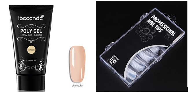 Painless Crystal Gel Nagelverlängerungs-Set
