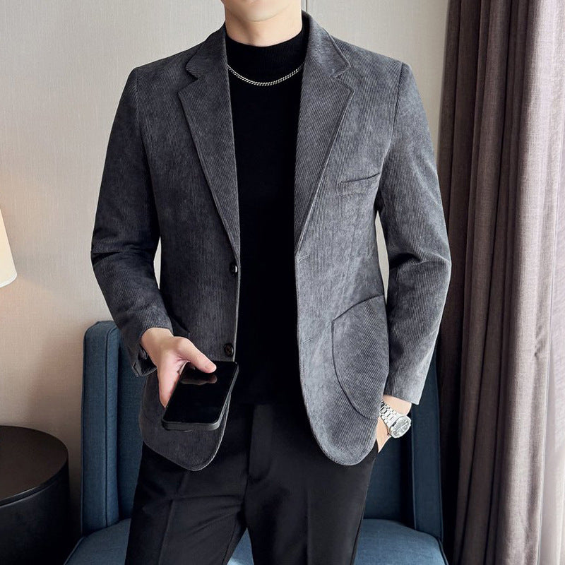 Corduroy Blazer für Herren – Frühlings-Herbstjacke – Bild 10 | LuxeStyle