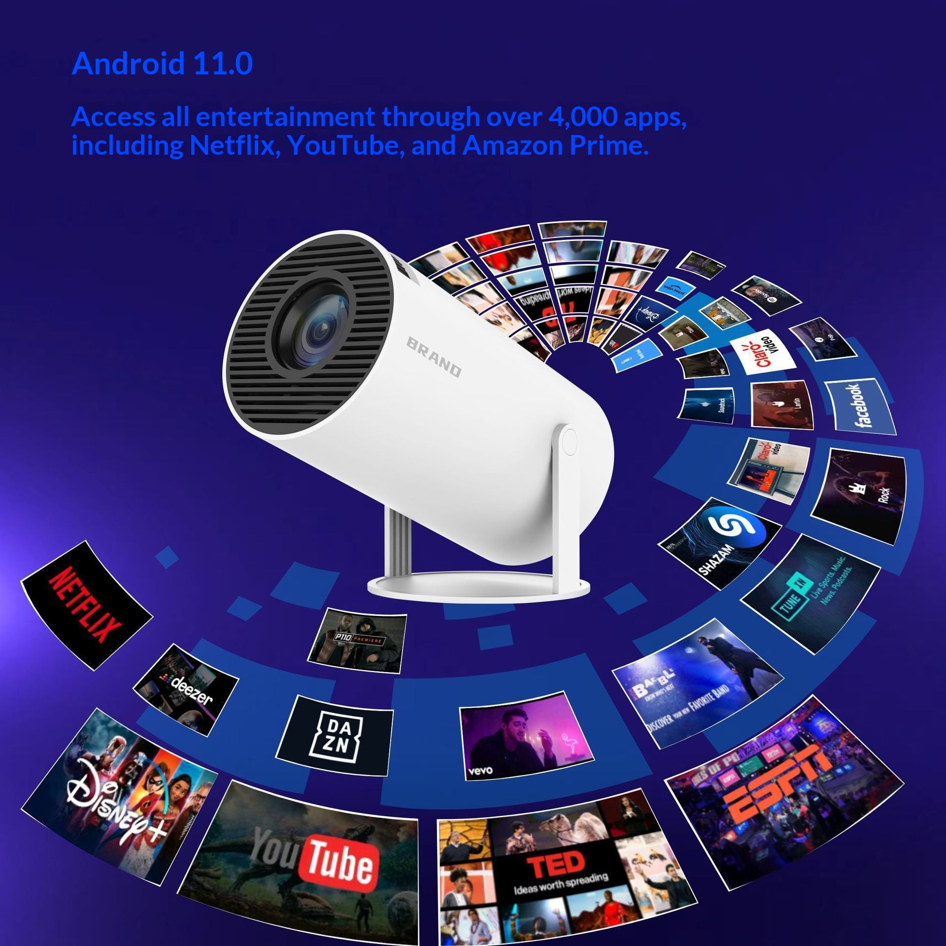 Mini-Beamer «CinePro» · WLAN HD-Projektor