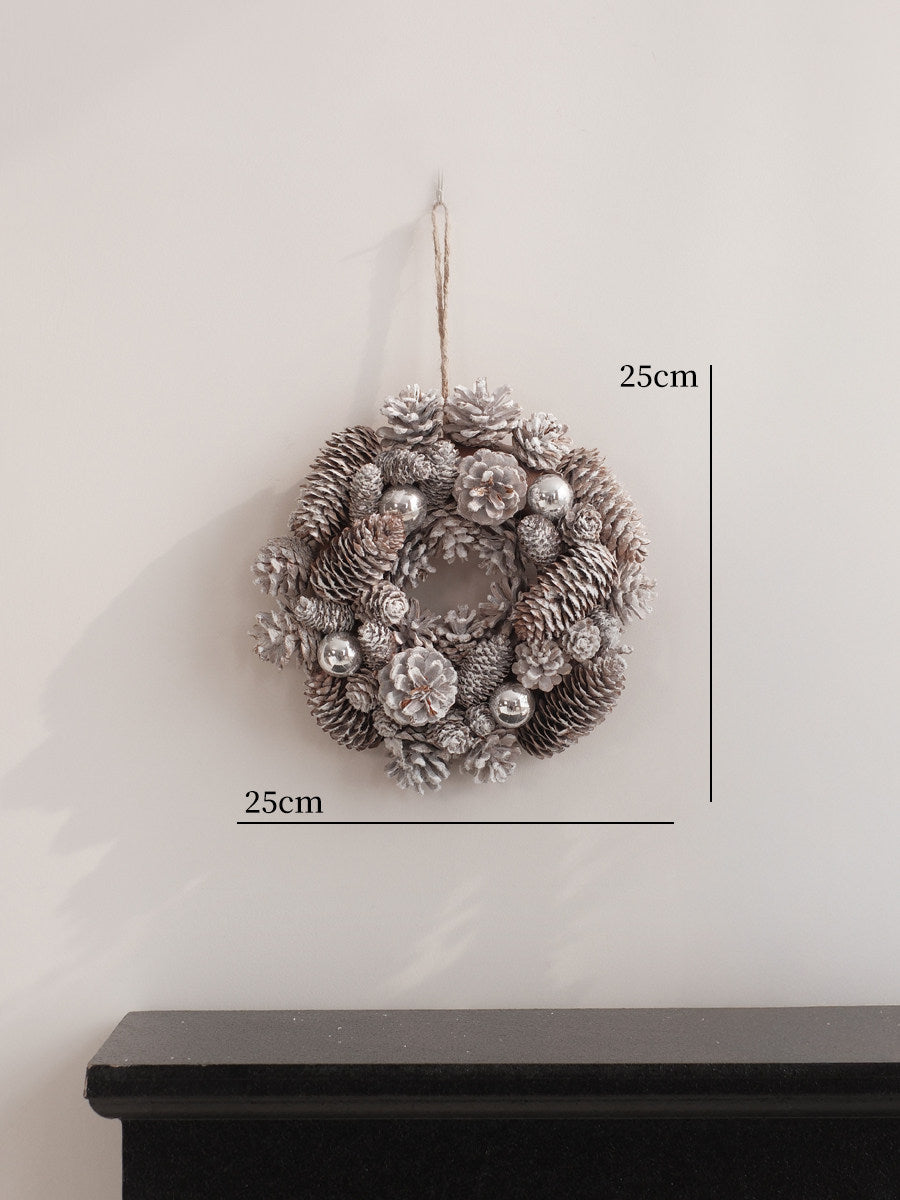 Retro Weihnachtskranz aus Rattan – Bild 3 | LuxeStyle