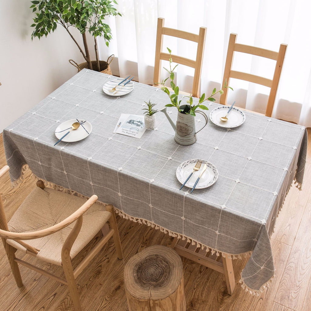 Jacquard-Tischdecke mit Blumenmuster – Bild 2 | LuxeStyle