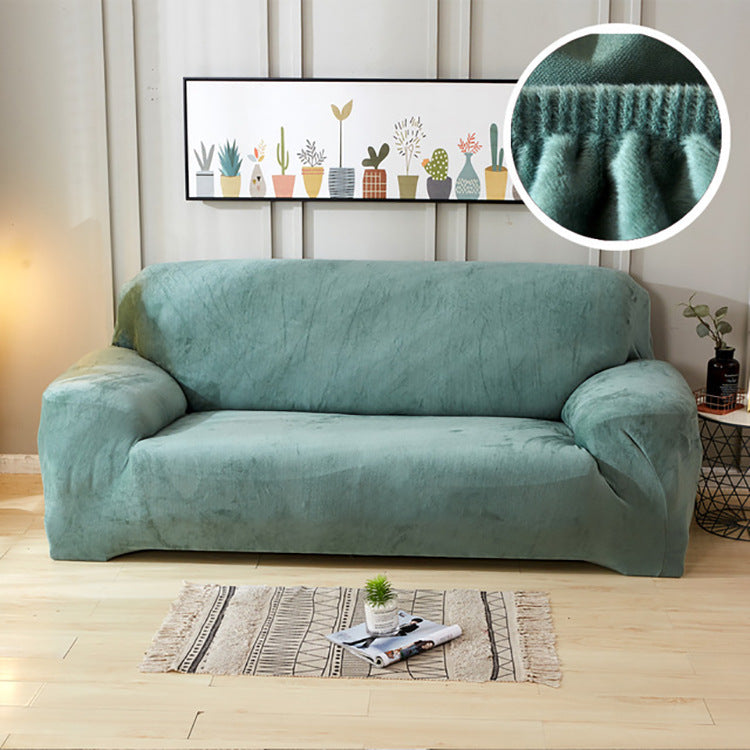 Elastischer Anti-Rutsch Sofaüberzug aus Plüsch – Bild 5 | LuxeStyle