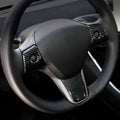 3er-Set Lenkradverzierung für Tesla Model 3 mit Logo