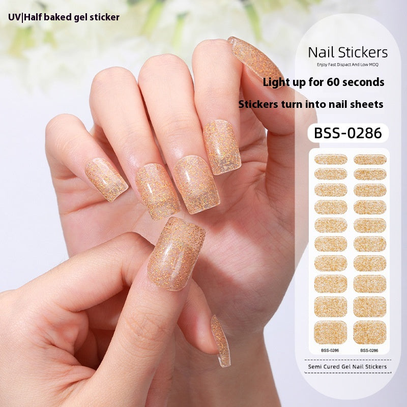 Pure Color UV Gel-Nagelsticker