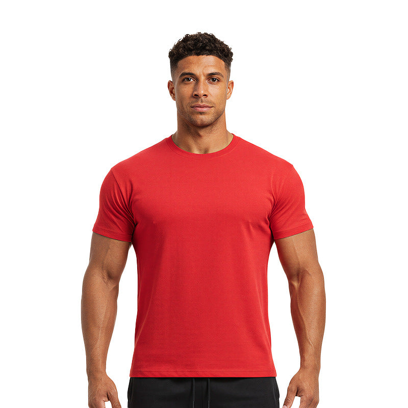 Kurzarm Fitness-Shirt mit Kragen