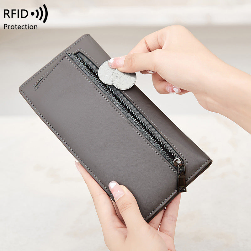 Einfaches Portemonnaie mit RFID-Schutz