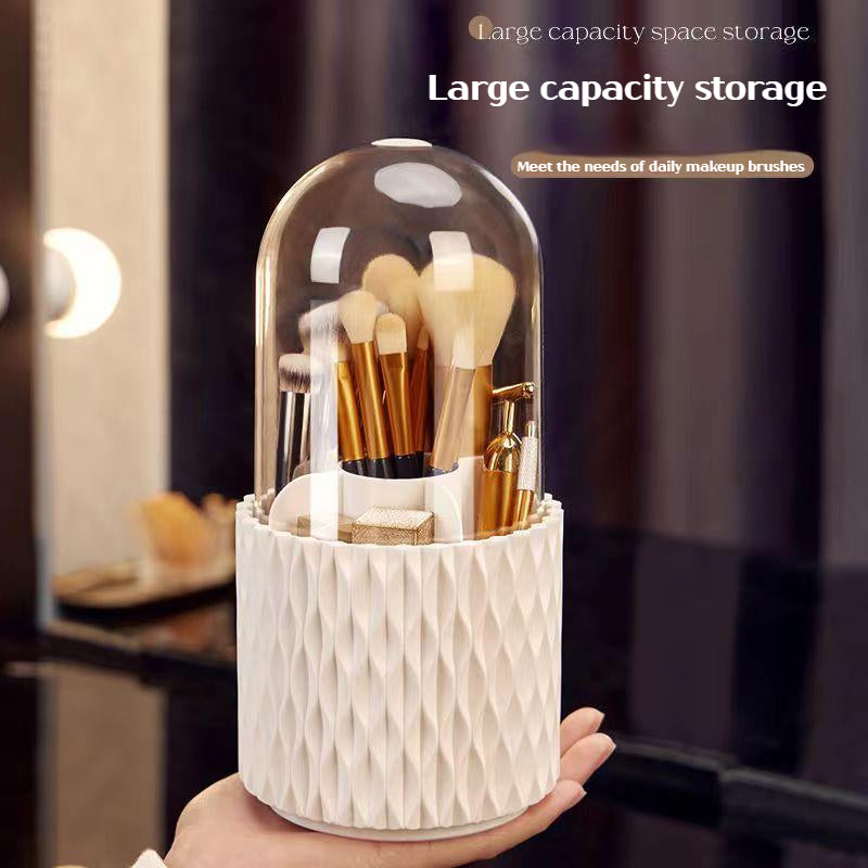 360° drehbarer Make-up Pinsel-Organizer mit Deckel