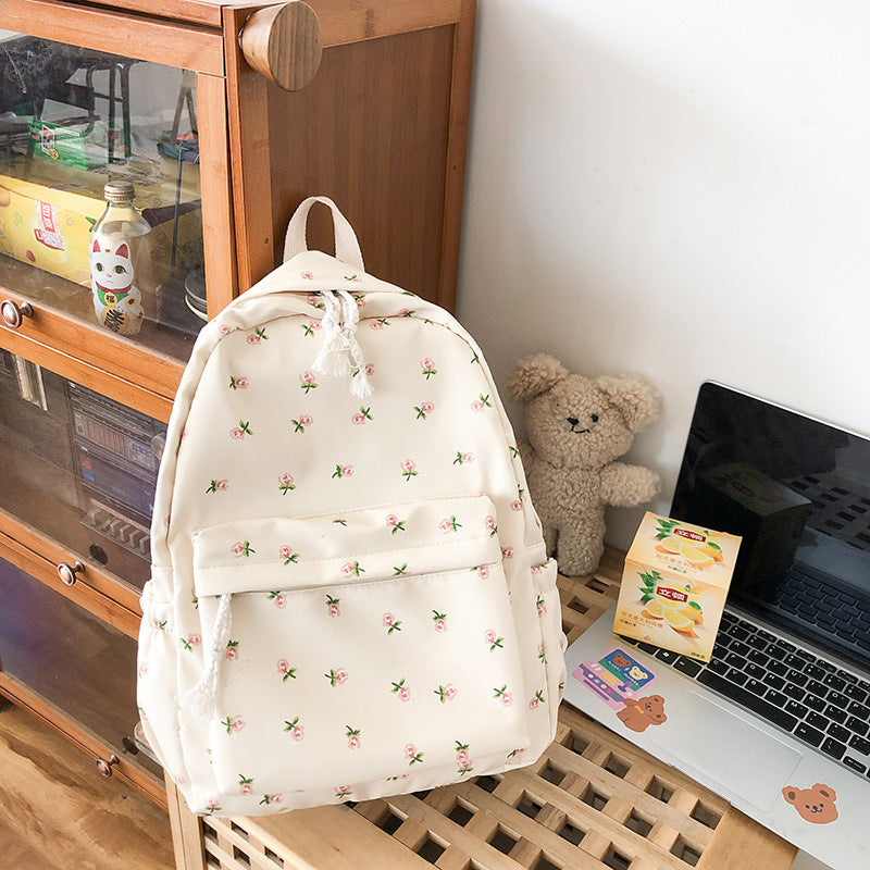 Studentenrucksack Blumenmuster – Bild 7 | LuxeStyle