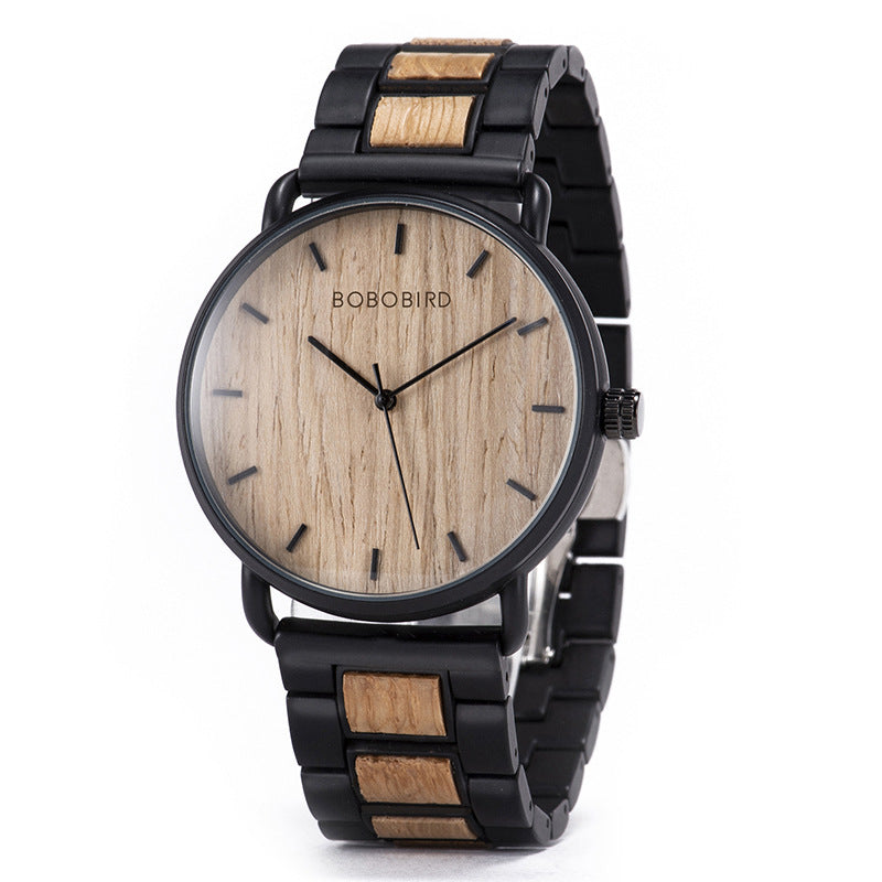 Holz-Armbanduhr mit Quarzwerk – Bild 4 | LuxeStyle