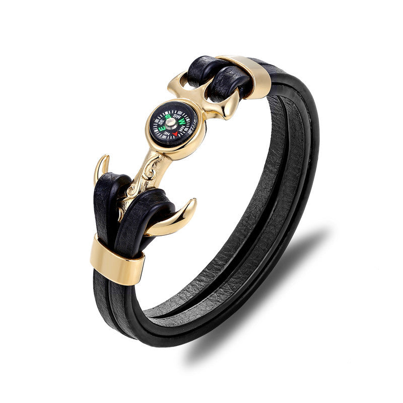 Kompass-Armband für Herren – Bild 2 | LuxeStyle