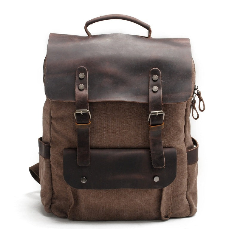 Vintage Canvas Rucksack – Bild 2 | LuxeStyle