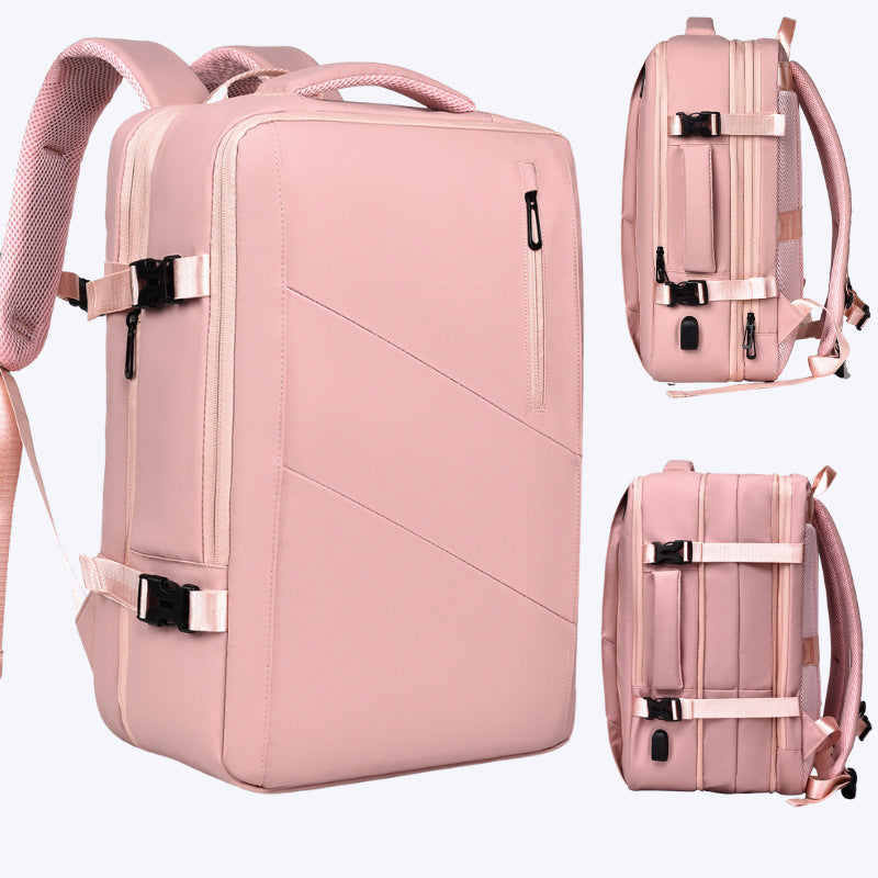 Rucksack mit grosser Kapazität und USB-Anschluss – Bild 6 | LuxeStyle