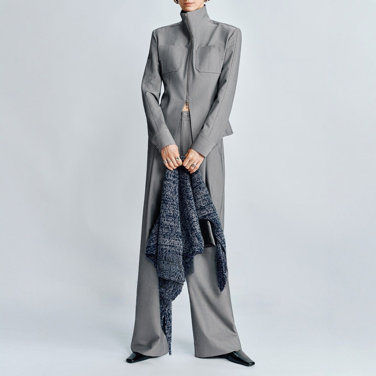 Hemd und Hose mit Taillengürtel – Bild 4 | LuxeStyle