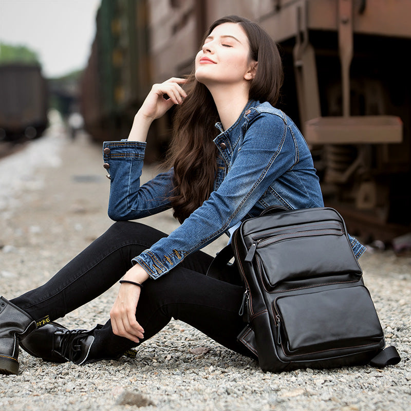 Lederrucksack für Männer – Bild 5 | LuxeStyle