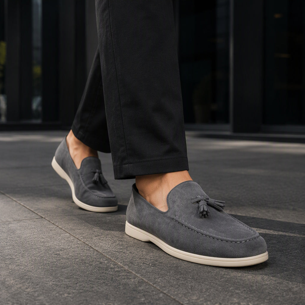 Slip-On Loafer Herrenschuhe aus Wildleder – Bild 11 | LuxeStyle