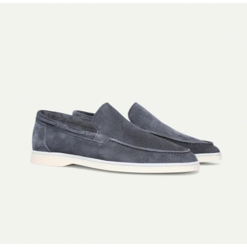 Herren-Slipper aus Wildlederimitat | LuxeStyle