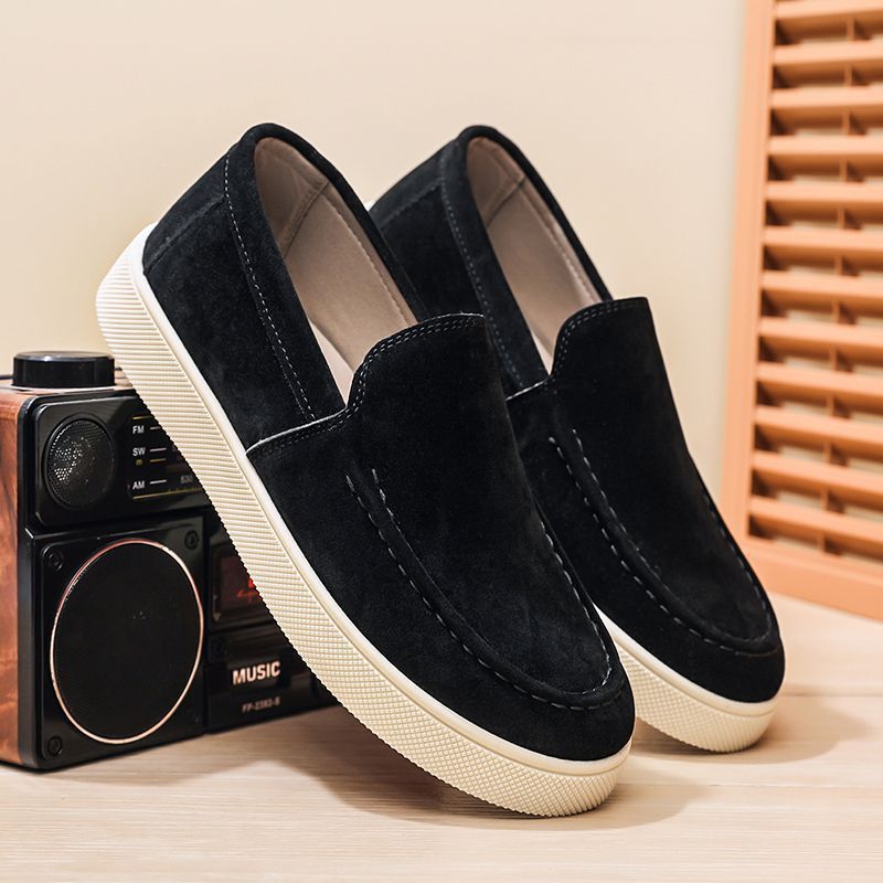 Herren Canvas Slipper mit Einzelriemen