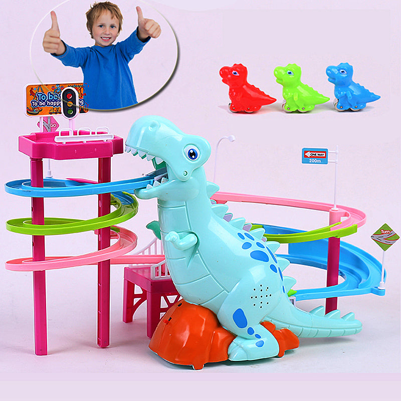 Dinosaurier-Rutschbahn mit Musik und Licht
