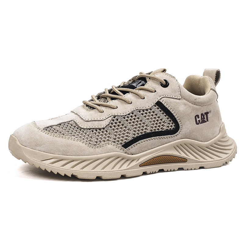 Atmungsaktiver Herren-Sneaker aus Mesh und Leder – Bild 10 | LuxeStyle