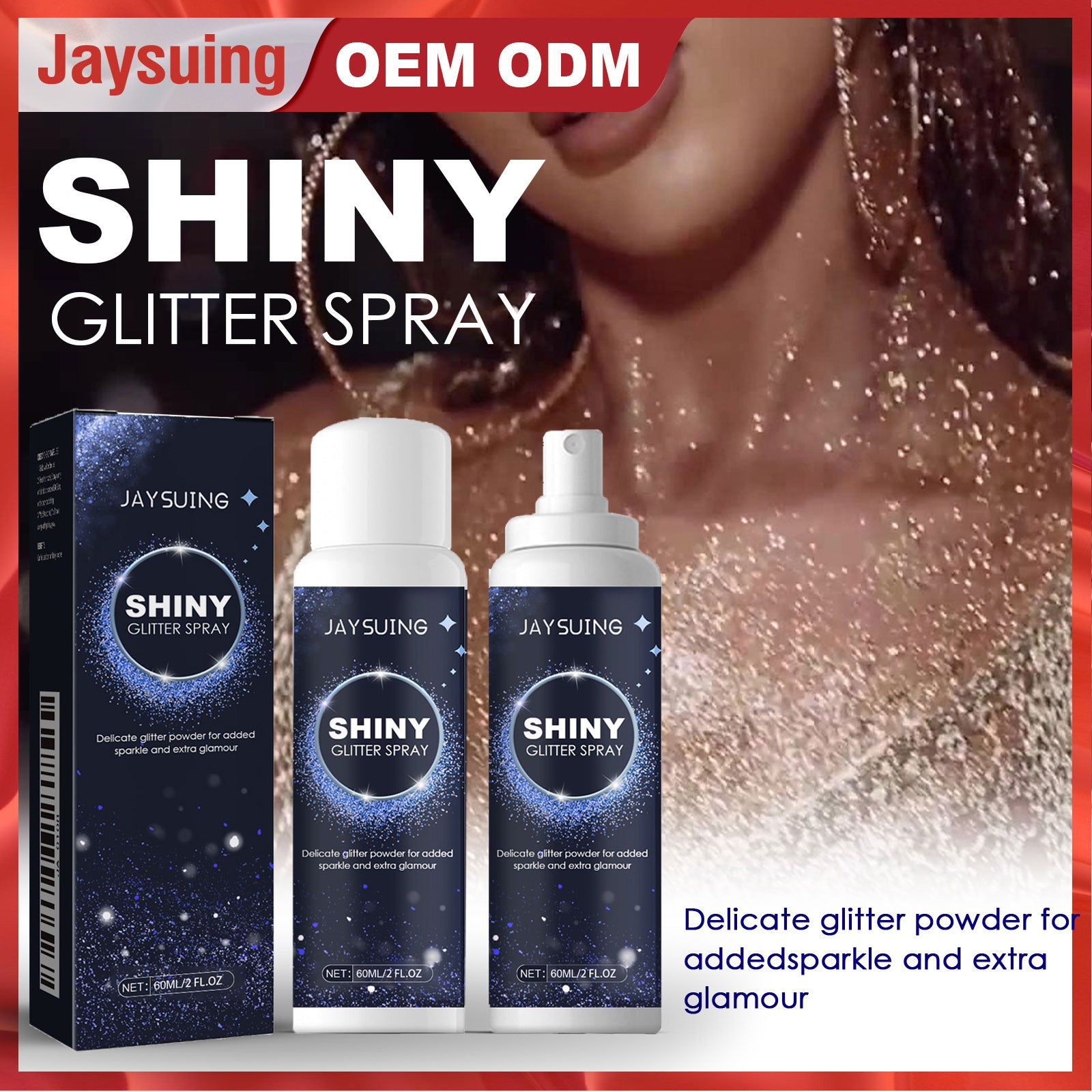 Glitzer-Spray für strahlende Haut – Ansicht 3