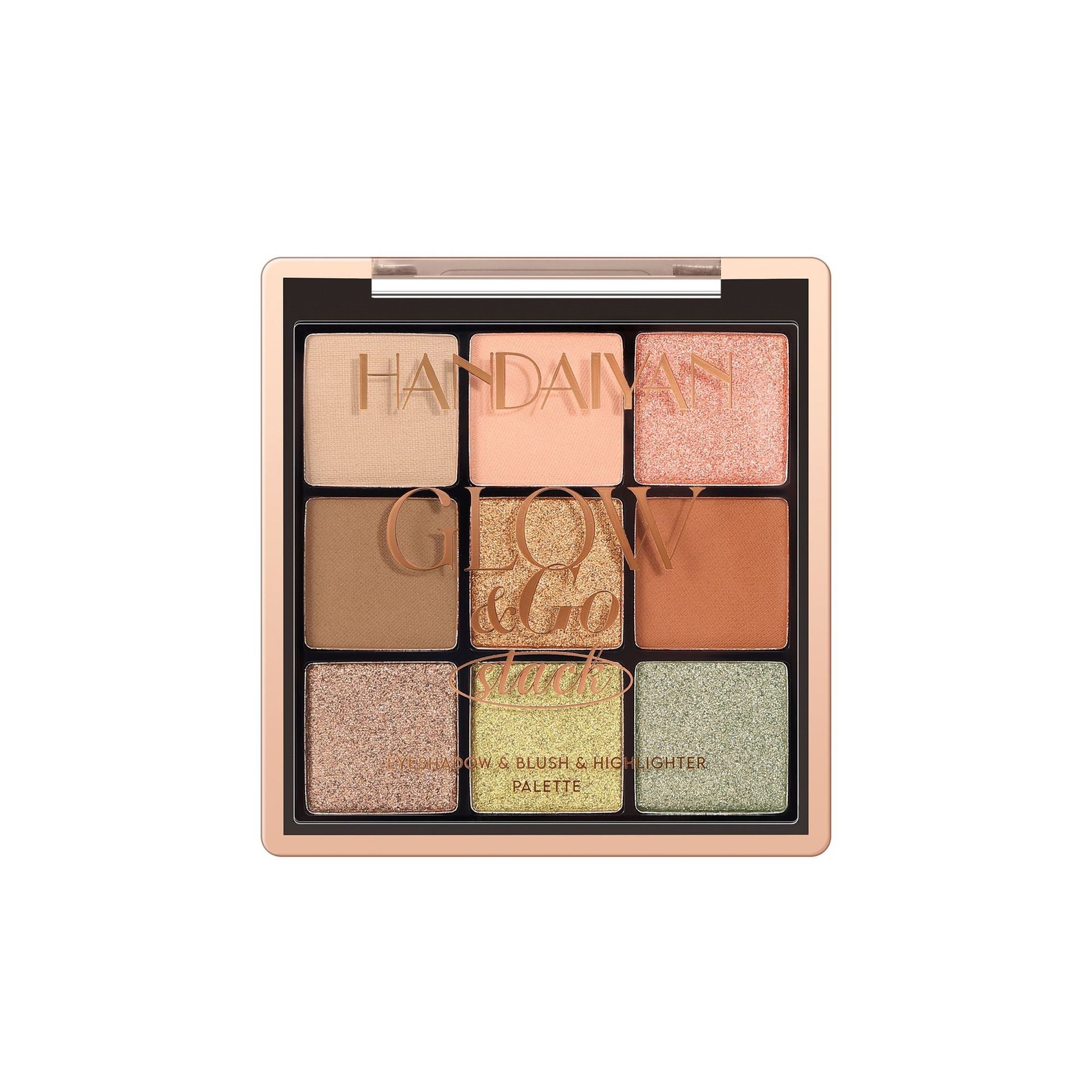3-in-1 Lidschatten, Blush & Highlighter Palette – Ansicht 4