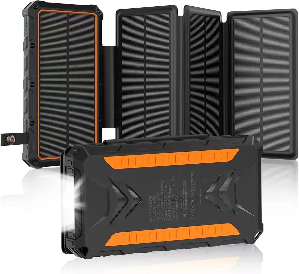 20’000mAh Solar Powerbank mit Wireless Charging