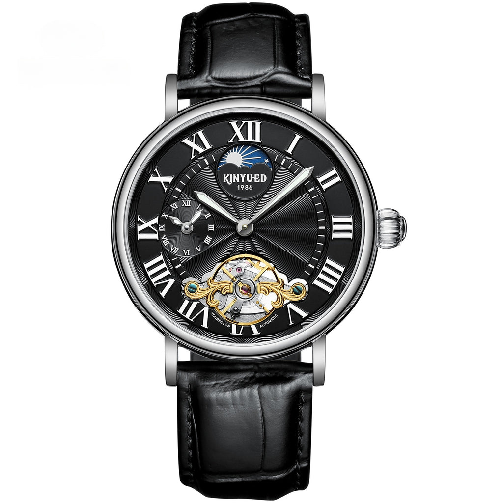 Tourbillon-Armbanduhr Leuchtend Hohl Herren