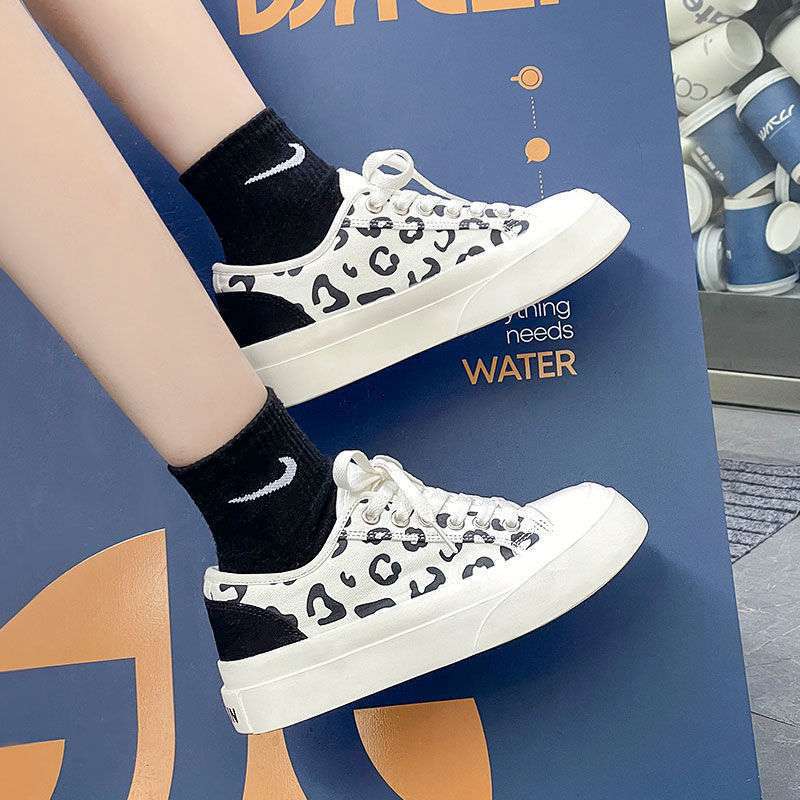 Damen Plateau Low-Top Canvas Schuhe