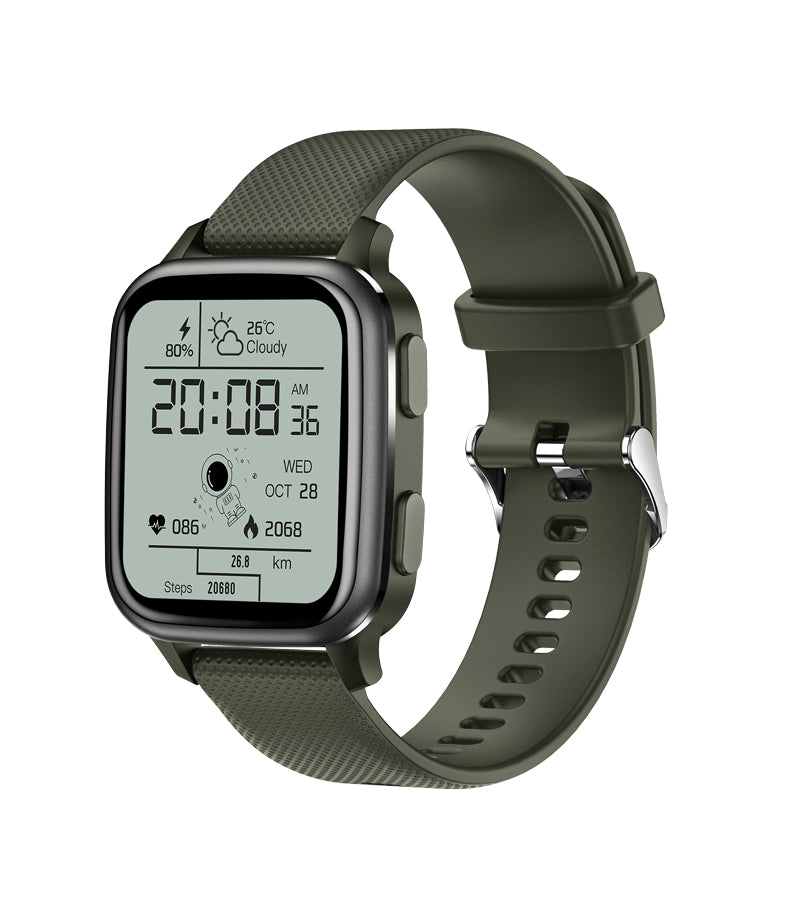 Smartwatch mit Bluetooth-Anruf- und Musikfunktion