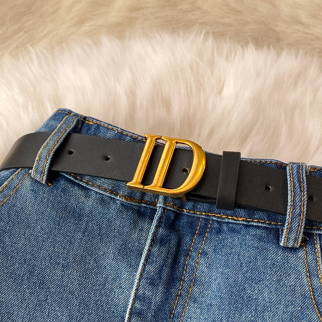Cooler Ripped Denim-Jupe mit Fransen