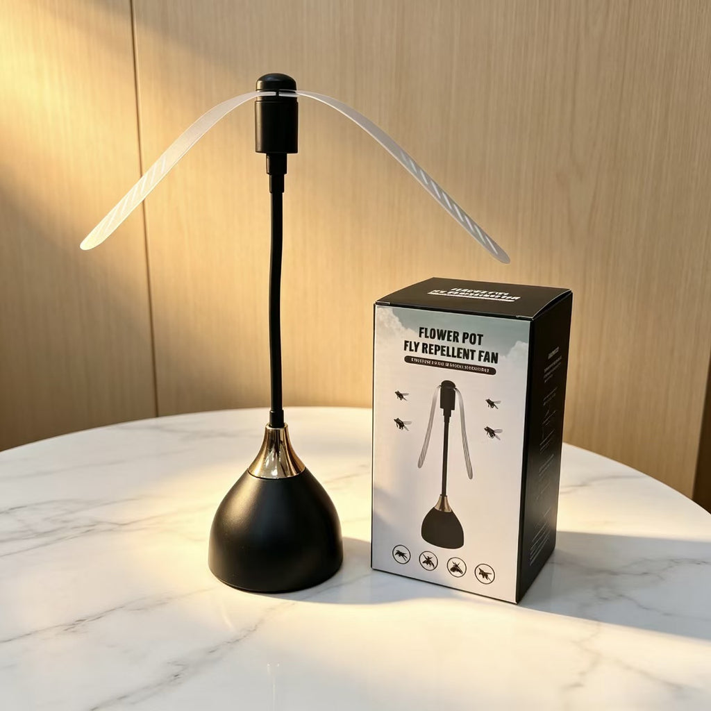 Blütenkranz‑Ventilator zur Mückenabwehr | LuxeStyle