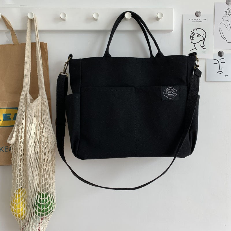 Grosszügiger Canvas-Messenger für Alltag | LuxeStyle