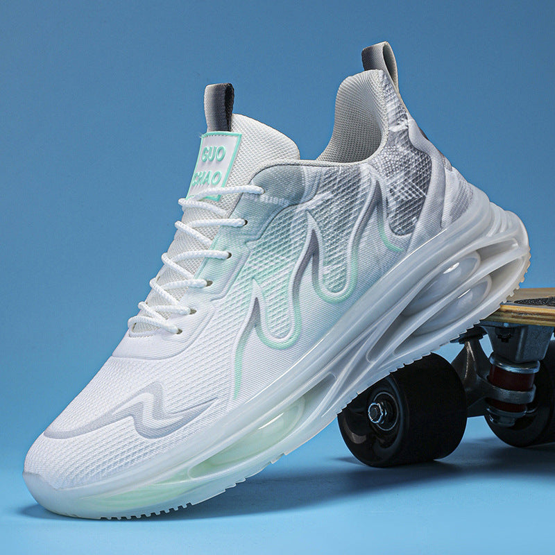 Sneaker mit mittlerer Plateausohle und Mesh-Obermaterial – Bild 7 | LuxeStyle