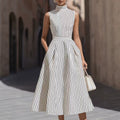 Armloses Lang Damenkleid