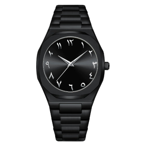 Wasserdichte Herrenuhr mit arabischem Zifferblatt