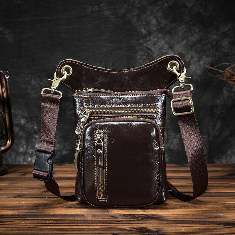 Leder-Beintasche im Retro-Stil – Bild 3 | LuxeStyle
