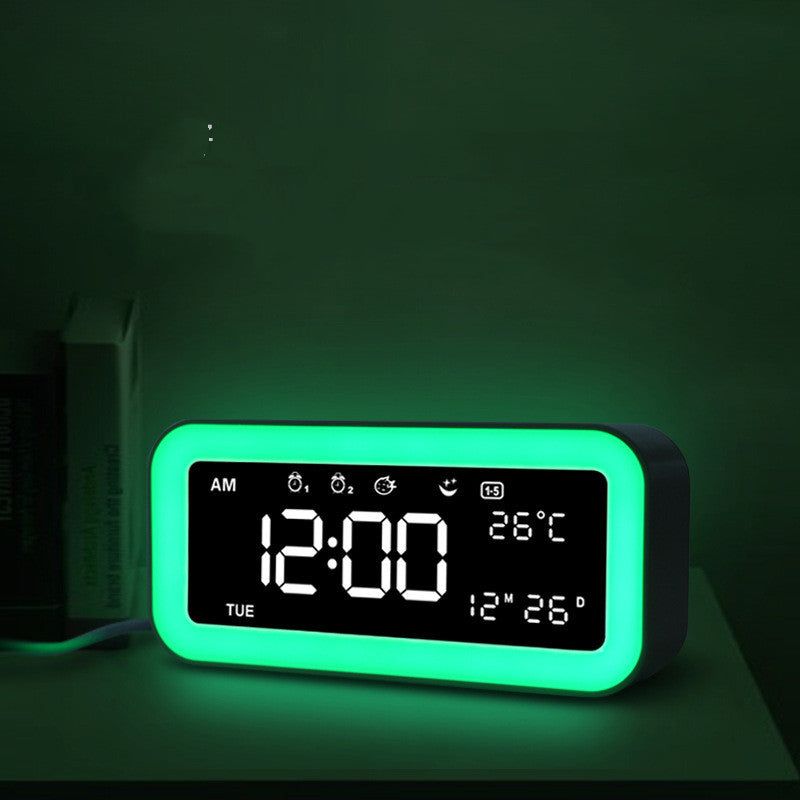 Multifunktionales LED Stimmungslicht mit Wecker – Bild 6 | LuxeStyle