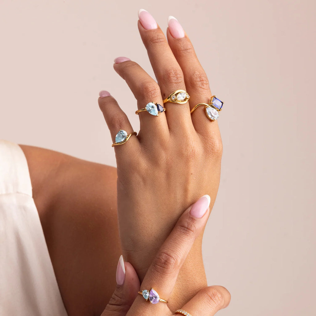 DIY Buchstaben-Ring mit offenem Mund