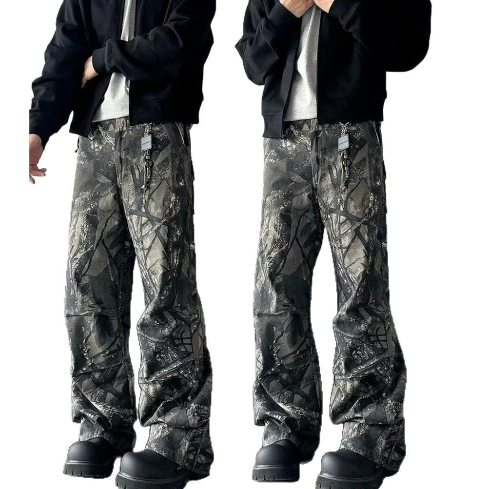 Branch Camouflage 3D-Denim Hose für Herren