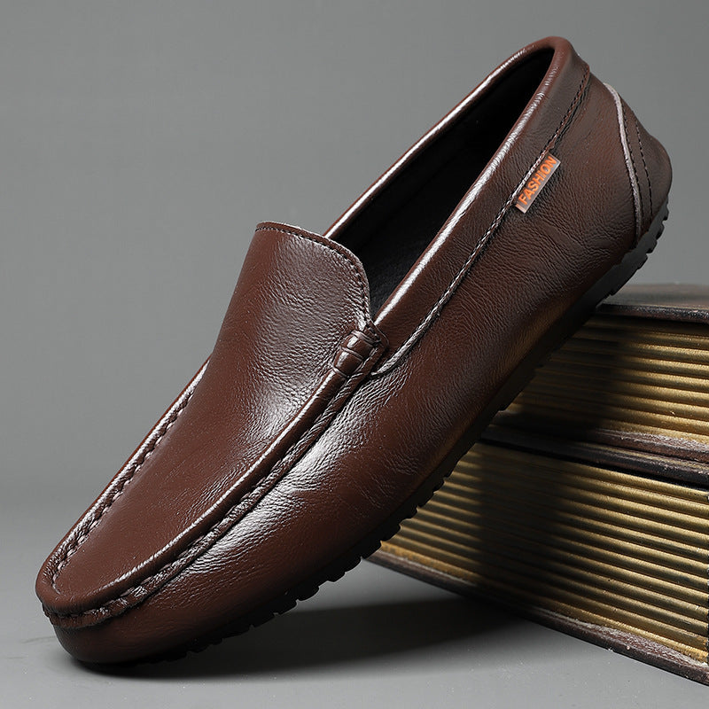 Atmungsaktive Slip-on Lederschuhe für Herren – Bild 3 | LuxeStyle